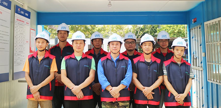迪美瑞項目施工團(tuán)隊